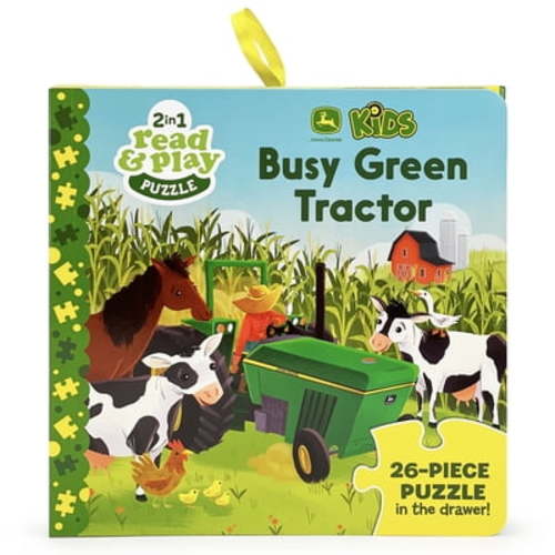 Pre-Owned John Deere Kids Busy Green Tractor (Board book) 1646386345 9781646386345