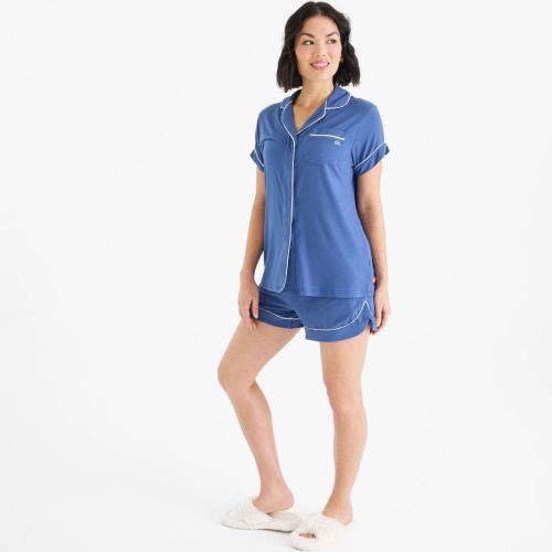 women's symphony blue modal magnetic classic with a twist short sleeve – Magnetic Me