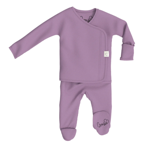 Footie - Fig – Bonsie Skin to Skin Babywear