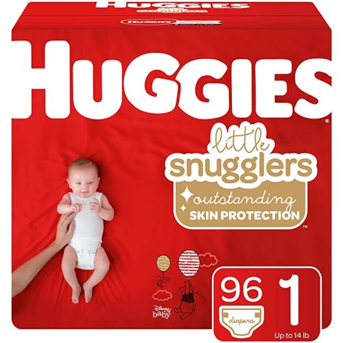 Huggies Little Snugglers Diapers, Size 1, 96 Ct - Size 1 (96 Count)
