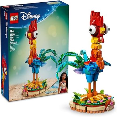 LEGO Disney Moana 2 Heihei - Building Toy for Kids, Girls & Boys, Ages 9+ - Gift for Easter - Moana & Disney Toy for Fans - 43272