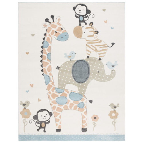 Viv + Rae™ Burgan Kids Ivory Area Rug & Reviews | Wayfair