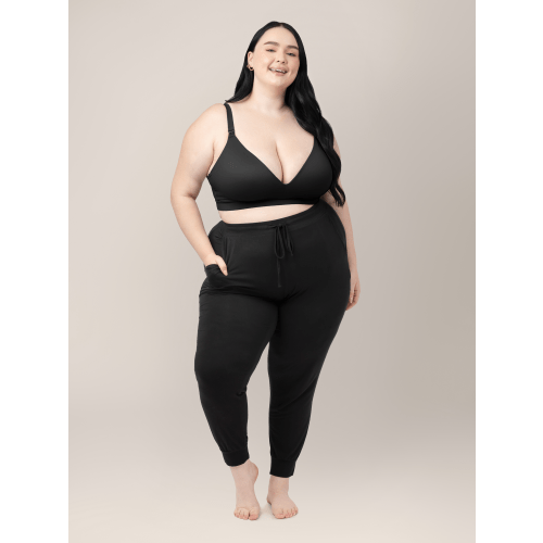 Minimalist Maternity & Nursing Bra | Black