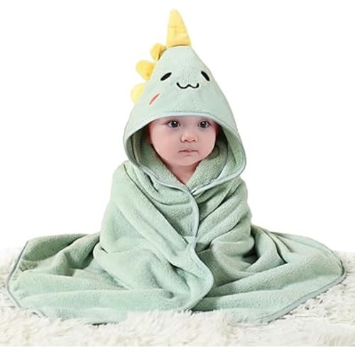 31 * 31 in Baby Bath Towels with Hood,Hooded Towels for Toddlers 1-3, Toddler Girl Boy Robe,Baby Towel, Infant Kids Towels for Newborn Babies,Toallas de Baño para Bebe
