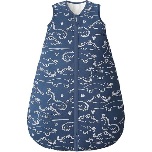 Yoofoss Baby Sleep Sack 6-12 Months, TOG 2.5 Baby Wearable Blanket with 2-Way Zipper, 100% Cotton Fabric Winter Newborn Sleeping Sack, Warm Soft Comfy(Medium)
