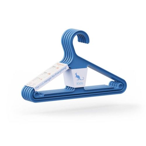 Kangaroo Hangers 10pk Kids' Hangers Blue