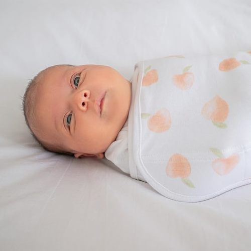 aden + anais Easy Swaddle Wrap, Newborn Wearable Swaddle Blanket, Adjustable Fasteners, 100% Cotton, 3 Pack, 0-3 Months, at Sea