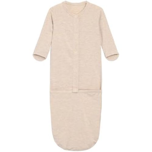 Baby Nightgowns Sleeper Gown Newborn Long Sleeve Pajama Gowns Unisex Viscose from Bamboo Toddlers Sleepwear