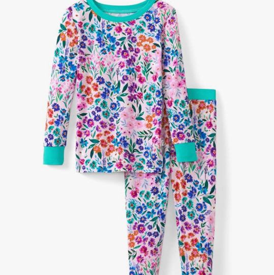 Little Sleepies Two-Piece Pajama Set for Boys & Girls, Soft Viscose from Bamboo Toddler Pajamas for Kids, Family Matching PJs