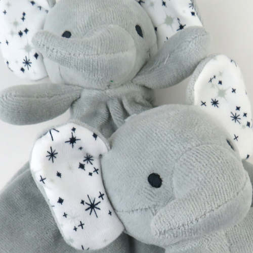 Elephant Lovey and Rattle JUMBO HUGS Gift Set | Honest Baby Clothing