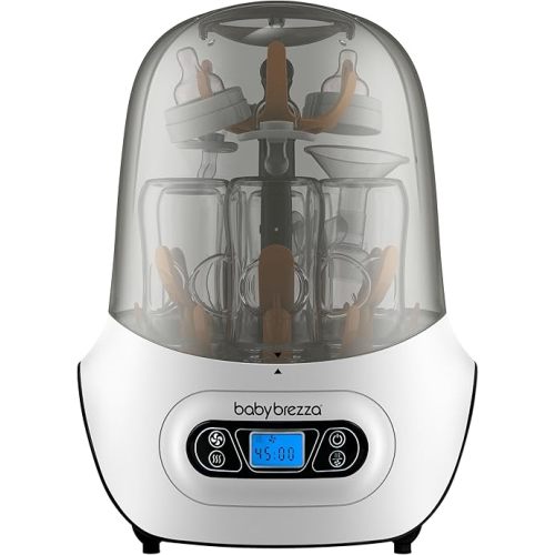 Baby Brezza Baby Bottle Sterilizer and Dryer Machine – Electric Steam Sterilization - Universal Fit - Pacifiers, Glass, Plastic, and Newborn Feeding Bottles