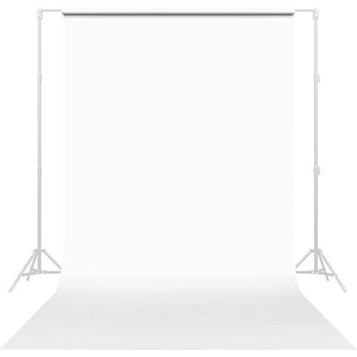Savage Seamless Paper Photography Backdrop - Color #66 Pure White, Size 86 Inches Wide x 36 Feet Long, Backdrop for YouTube Videos, Streaming, Interviews and Portraits - Made in USA