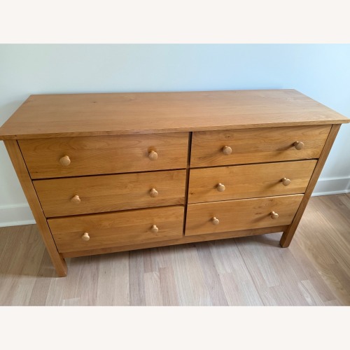 Land of Nod Natural Simple Six Drawer Dresser