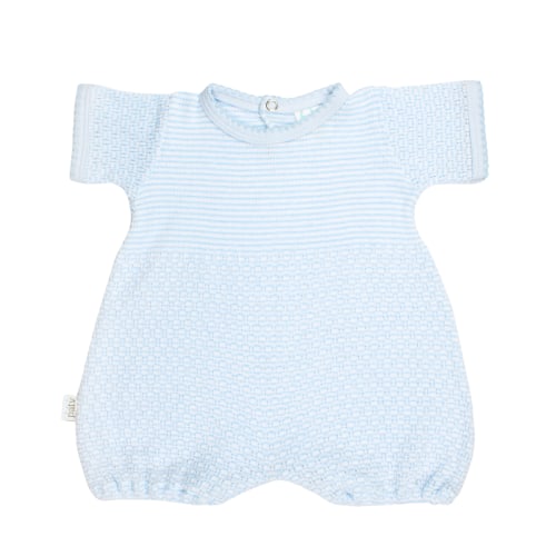 Paty Knit Solid Color Bubble with Pima Trim - PatyInc