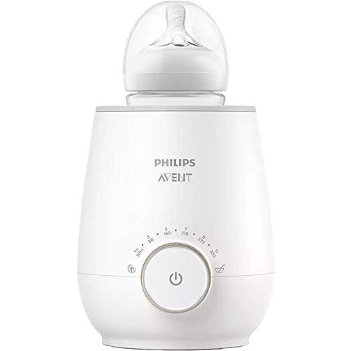 Philips Avent Premium Fast Bottle Warmer, with Smart Temperature Control, Water Bath Technology, Automatic Shut-Off, Model SCF358