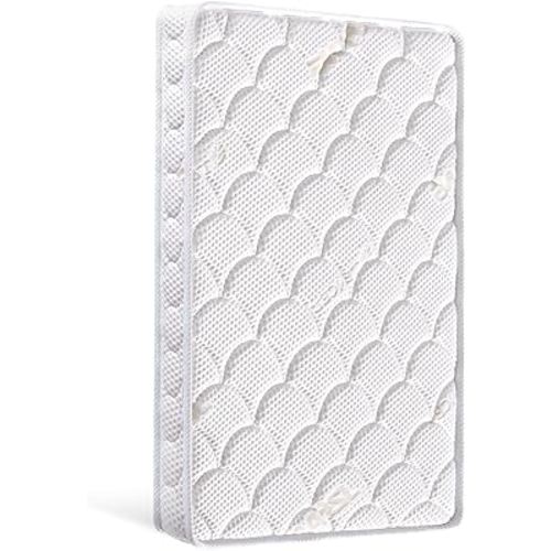 Mini Crib Mattress - 38x24x4 Inch- Dual Sided with Firm Support and Comfort Foam- 100% Breathable, Non-Toxic, Quiet and Odorless, Fits Most Mini Cribs (Does Not Fit Playard or Standard Crib)