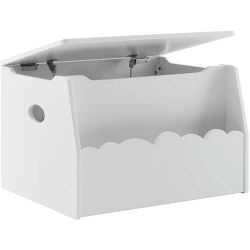 Delta Children True White Cloud Toy Box | The Furniture Connection | Rolla, ND