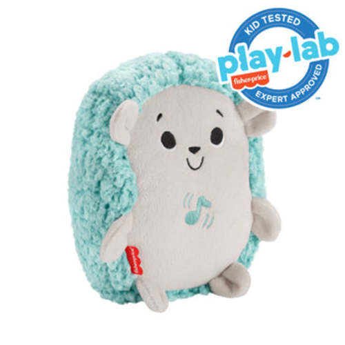 Fisher-Price Calming Vibes Hedgehog Soother, Portable Infant Plush Pal