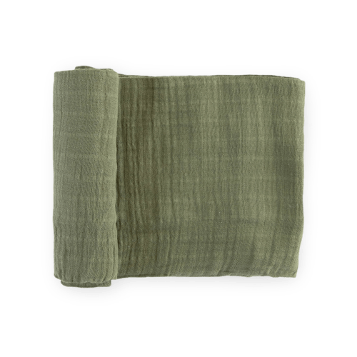 Cotton Muslin Swaddle Blanket - Fern