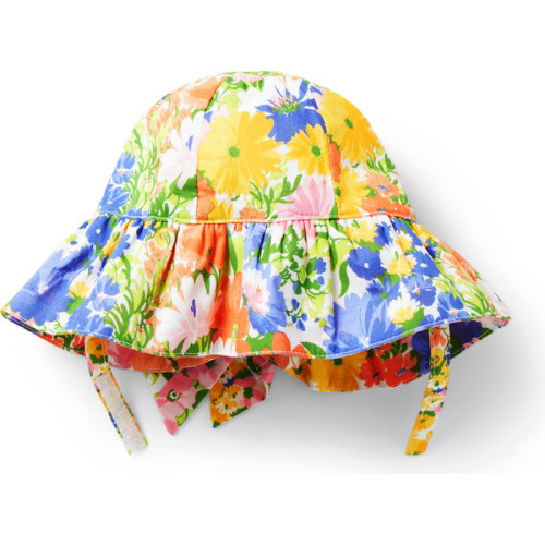Baby Floral Bow Sun Hat