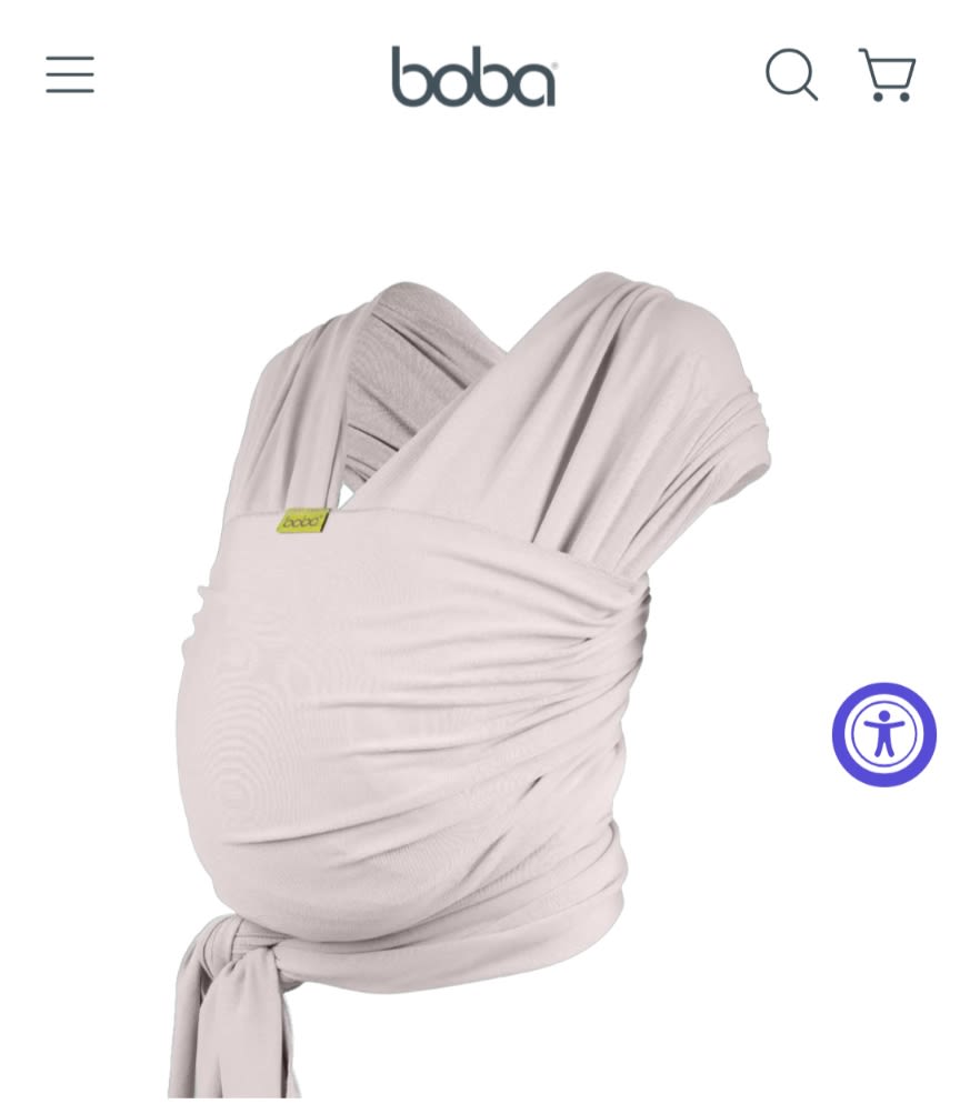 Boba Serenity Baby Wrap Organic Stone – Boba Inc.