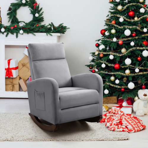 Latitude Run® Faymon Tufted Upholstered Rocking Chair | Wayfair