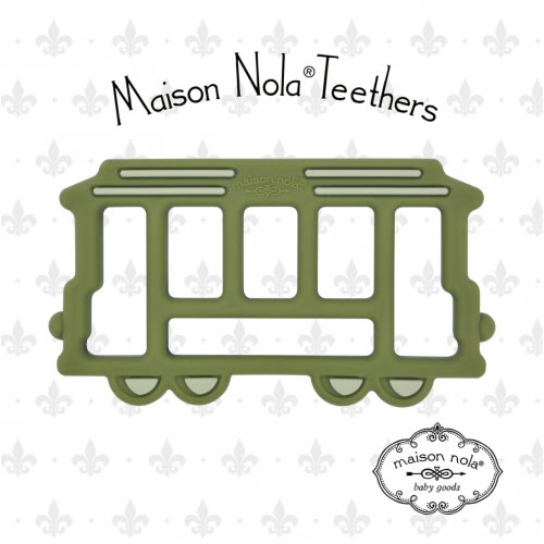 New Orleans Classic Streetcar Silicone Infant Teether - ZukaBaby