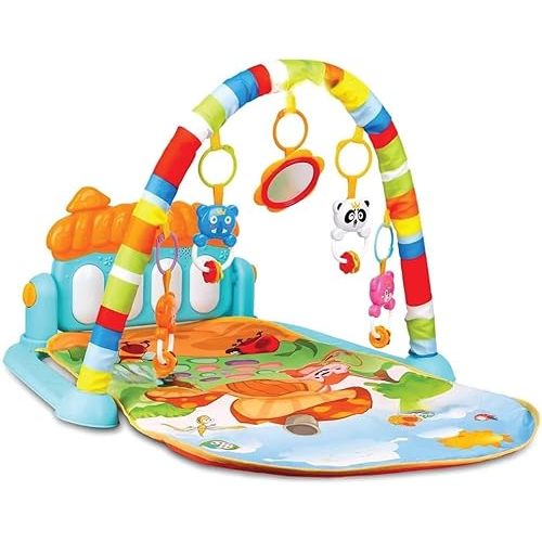 Kick and Play Multi-Function Piano Gym & Fitness Rack for Babies 0-36 Months – Colorful Activity Center for Development