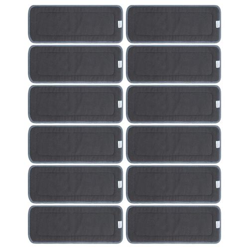 Babygoal Baby 5-Layer Charcoal Rayon from Bamboo Reusable Liners for Cloth Diapers Nappies,Pack of 12 Inserts,12ZTN