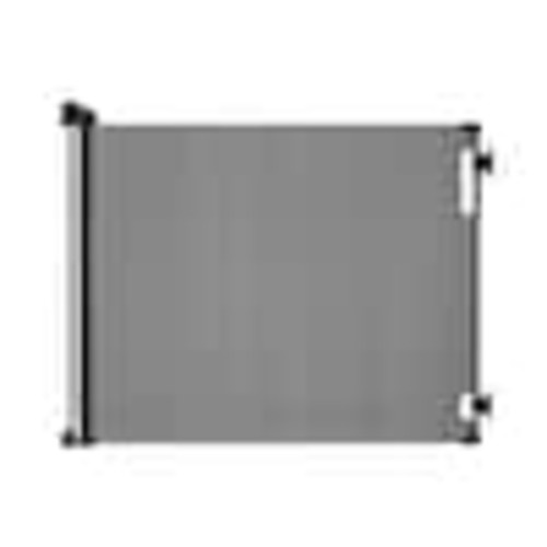 Perma Child Safety 33 in. Tall x 71 in. W Retractable Baby Gate Black 3121