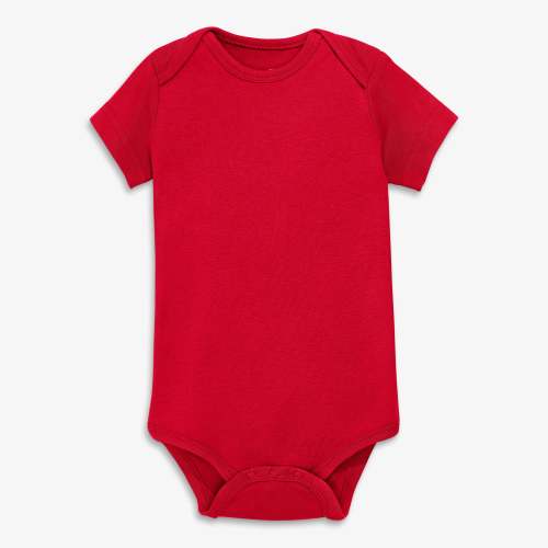 Clearance organic short sleeve babysuit | Primary.com