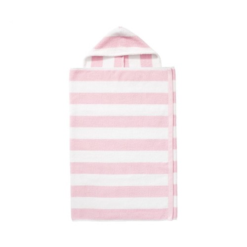 Rugby Stripe Kid Hooded Towels