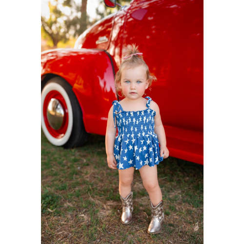 Teal Bows Bubble Romper – In my Jammers