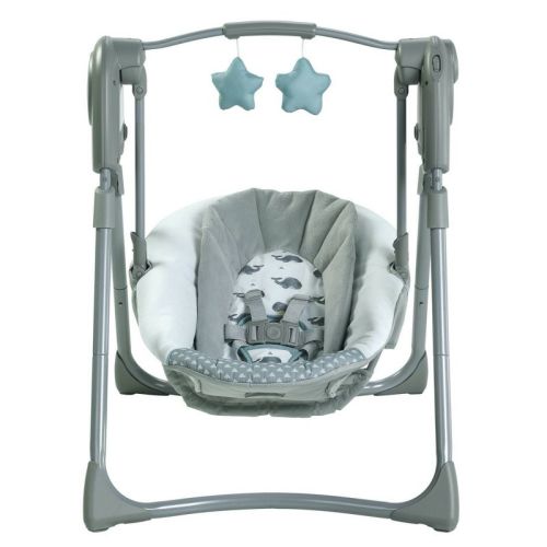 Graco Slim Spaces Compact Baby Swing, Color: Humphry