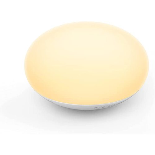 EASZZZ Baby Night Light, Nursery Night Lamp for Breastfeeding, Soft BPA Free Silicone Touch Night Lamp, Eye Caring, Easy Flip Design, Stepless Dimming, 1-Pack