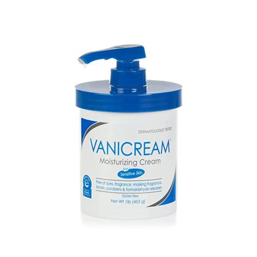 Vanicream Moisturizing Skin Cream with Pump Dispenser - 16 fl oz (1 lb) - Moisturizer Formulated Without Common Irritants for Those with Sensitive Skin - 1 Pound (Pack of 1)