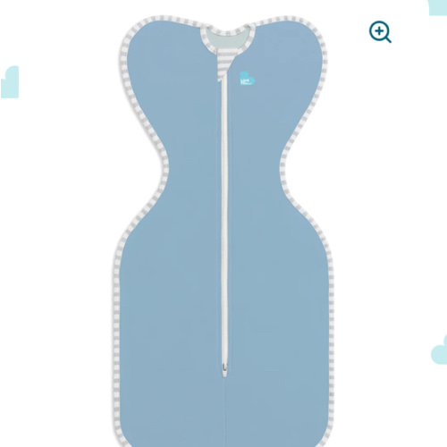 Swaddle Up™ 1.0 TOG Cotton Dusty Blue