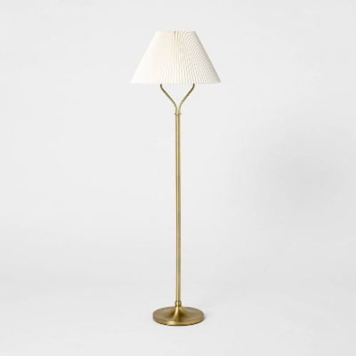 Brass Metal Stem Floor Lamp - Threshold™ Designed With Studio Mcgee