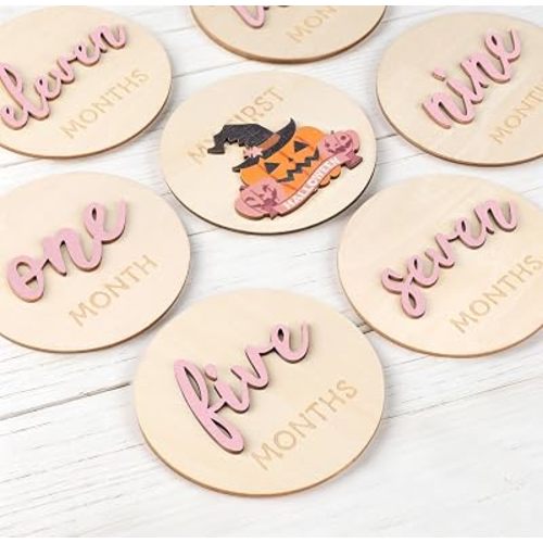 3D Newborn Monthly Milestone Signs Maker,Wooden Monthly Baby Milestone Sign