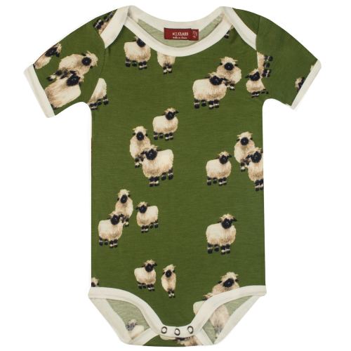 Valais Sheep Bamboo Short Sleeve One Piece
