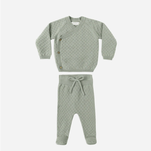 Knit Wrap Top + Pant Set || Fern – Quincy Mae