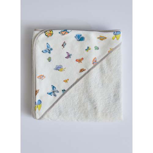 Madame Butterfly Hooded Bath Towel