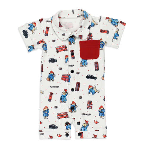 London Paddington | Organic S/Sleeve Coverall 0-3m