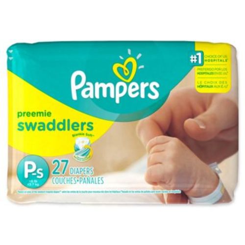 Pampers® Swaddlers™ 27-Count Size Preemie Jumbo Disposable Diapers - PREEMIE