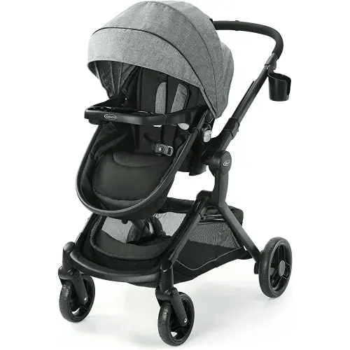 Graco Modes Nest Baby Stroller, 3 Modes: Adjustable Slide2Me Infant Car Seat Carrier, Infant Pramette, to Toddler Stroller, Nico