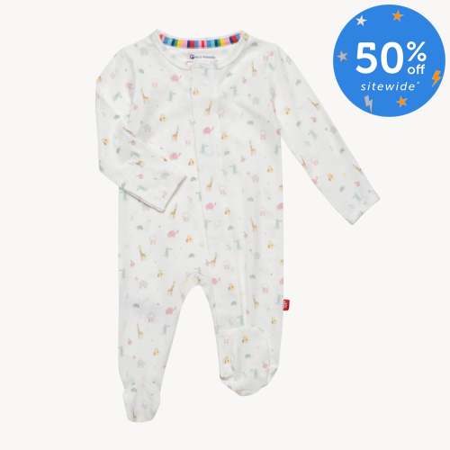 pink little bitty pretty one modal magnetic parent favorite footie – Magnetic Me
