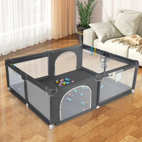 Toocapro Baby Playpen, Extra Large Kids Activity Center Sturdy Safety Play Yard for Infants Toddlers & Reviews | Wayfair