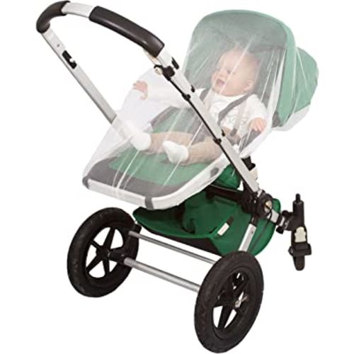 Stroller Mosquito Net for Baby - Durable, Simple Setup System - Extra Fine Holes to Protect Against Mosquitos and Wasps - no Harmful Chemicals - Perfect Fit for Stroller Net, for Car Seats & Carriers