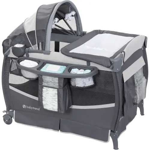 Baby Trend Deluxe II Nursery Center, Misty Grey