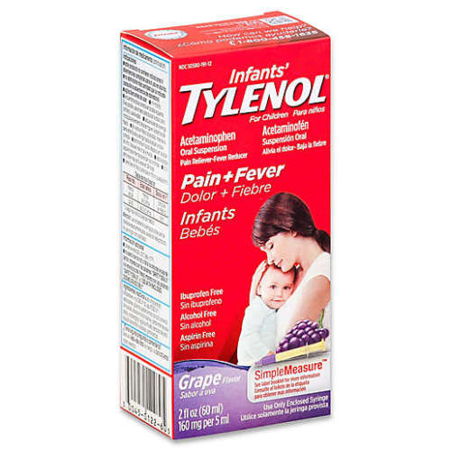 Infant Tylenol® Oral Suspension Pain + Fever in Grape Flavor